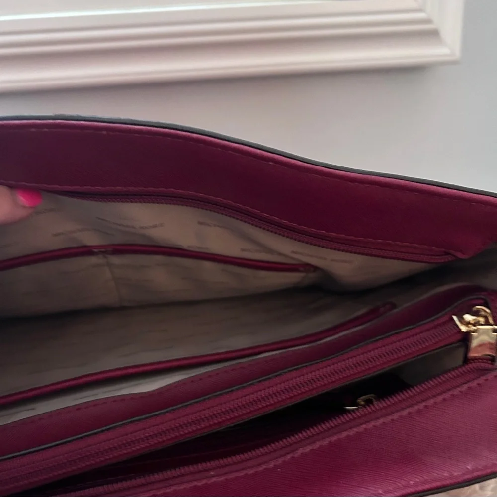 Michael Kors Classic Tote Bag Berry Red